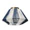 Hello Honey® Navy & White Flush Mount Ceiling Light with Woven Paper Rope Shade
